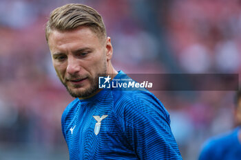 2023-09-30 - Ciro Immobile of SS Lazio looks on during Serie A 2023/24 football match between AC Milan and SS Lazio at San Siro Stadium, Milan, Italy on September 30, 2023 - AC MILAN VS SS LAZIO - ITALIAN SERIE A - SOCCER