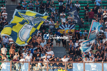 2023-09-30 - SS Lazio supporters during Serie A 2023/24 football match between AC Milan and SS Lazio at San Siro Stadium, Milan, Italy on September 30, 2023 - AC MILAN VS SS LAZIO - ITALIAN SERIE A - SOCCER