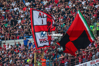 2023-09-30 - AC Milan supporters during Serie A 2023/24 football match between AC Milan and SS Lazio at San Siro Stadium, Milan, Italy on September 30, 2023 - AC MILAN VS SS LAZIO - ITALIAN SERIE A - SOCCER