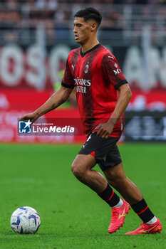 2023-09-30 - Tijjani Reijnders of AC Milan seen in action during Serie A 2023/24 football match between AC Milan and SS Lazio at San Siro Stadium, Milan, Italy on September 30, 2023 - AC MILAN VS SS LAZIO - ITALIAN SERIE A - SOCCER