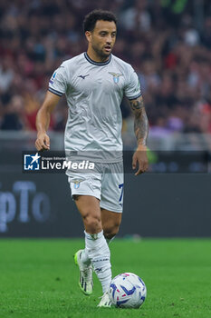 2023-09-30 - Felipe Anderson of SS Lazio seen in action during Serie A 2023/24 football match between AC Milan and SS Lazio at San Siro Stadium, Milan, Italy on September 30, 2023 - AC MILAN VS SS LAZIO - ITALIAN SERIE A - SOCCER
