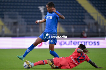 2023-10-06 - Empoli FC's defender Tyronne Ebuehi against Udinese Calcio's defender Hassane Kamara - EMPOLI FC VS UDINESE CALCIO - ITALIAN SERIE A - SOCCER