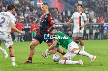 2023-10-07 - Giroud save the ball - Genoa-Milan - Serie A - GENOA CFC VS AC MILAN - ITALIAN SERIE A - SOCCER