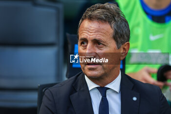 2023-10-07 - Riccardo Ferri Club Manager of FC Internazionale looks on during Serie A 2023/24 football match between FC Internazionale and Bologna FC at Giuseppe Meazza Stadium, Milan, Italy on October 07, 2023 - INTER - FC INTERNAZIONALE VS BOLOGNA FC - ITALIAN SERIE A - SOCCER