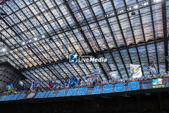 2023-10-07 - FC Internazionale supporters during Serie A 2023/24 football match between FC Internazionale and Bologna FC at Giuseppe Meazza Stadium, Milan, Italy on October 07, 2023 - INTER - FC INTERNAZIONALE VS BOLOGNA FC - ITALIAN SERIE A - SOCCER
