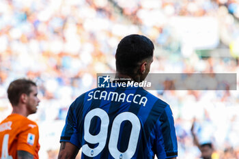 2023-10-08 - Gianluca Scamacca of Atalanta - SS LAZIO VS ATALANTA BC - ITALIAN SERIE A - SOCCER