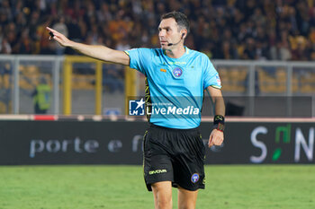 2023-10-06 - the Referee Juan Luca Sacchi of Macerata - US LECCE VS US SASSUOLO - ITALIAN SERIE A - SOCCER