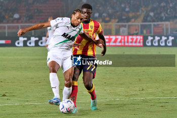 2023-10-06 - Armand Lauriente of US Sassuolo and Mohamed Kaba (US Lecce) - US LECCE VS US SASSUOLO - ITALIAN SERIE A - SOCCER