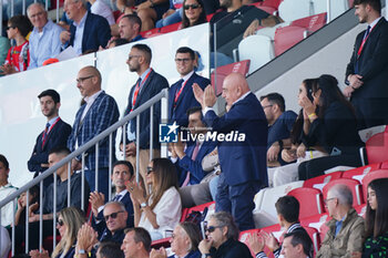 2023-10-08 - Adriano Galliani (AC Monza) claps his hands to AC Monza supporters - AC MONZA VS US SALERNITANA - ITALIAN SERIE A - SOCCER