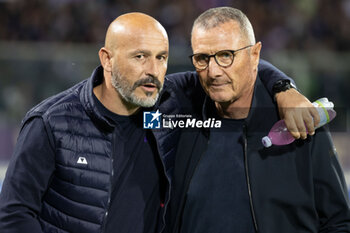 2023-10-23 - Vincenzo Italiano coch Fiorentina and Aurelio Andreazzoli coach Empoli - ACF FIORENTINA VS EMPOLI FC - ITALIAN SERIE A - SOCCER