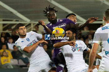 2023-10-23 - Nzola M'Bala Fiorentina head shot - ACF FIORENTINA VS EMPOLI FC - ITALIAN SERIE A - SOCCER
