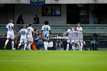 2023-10-21 - Napoli's Matteo Politano celebrates after scoring a goal - HELLAS VERONA FC VS SSC NAPOLI - ITALIAN SERIE A - SOCCER
