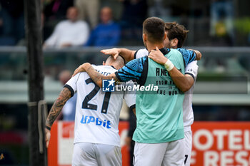 2023-10-21 - Napoli's Khvicha Kvaratskhelia celebrates after scoring a goal - HELLAS VERONA FC VS SSC NAPOLI - ITALIAN SERIE A - SOCCER