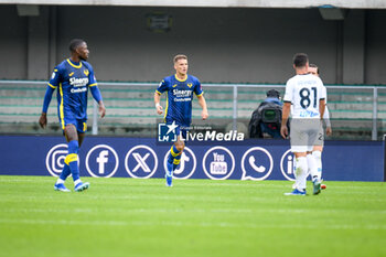 2023-10-21 - Verona's Darko Lazovic celebrates after scoring a goal - HELLAS VERONA FC VS SSC NAPOLI - ITALIAN SERIE A - SOCCER