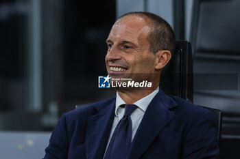 2023-10-22 - Massimiliano Allegri Head Coach of Juventus FC looks on during Serie A 2023/24 football match between AC Milan and Juventus FC at San Siro Stadium, Milan, Italy on October 22, 2023 - AC MILAN VS JUVENTUS FC - ITALIAN SERIE A - SOCCER