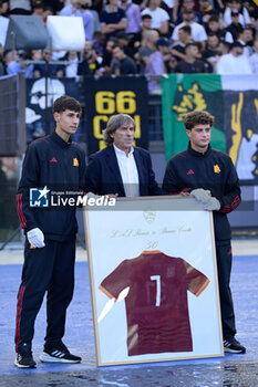 2023-10-22 - Bruno Conti during the Italian Football Championship League A 2023/2024 match between AS Roma vs AC Monza at the Olimpic Stadium in Rome on 22 October  2023. - AS ROMA VS AC MONZA - ITALIAN SERIE A - SOCCER