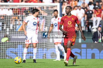 2023-10-22 - Evan Ndicka (AS Roma); during the Italian Football Championship League A 2023/2024 match between AS Roma vs AC Monza at the Olimpic Stadium in Rome on 22 October  2023. - AS ROMA VS AC MONZA - ITALIAN SERIE A - SOCCER