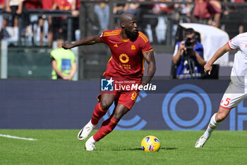 2023-10-22 - Romelu Lukaku (AS Roma);  during the Italian Football Championship League A 2023/2024 match between AS Roma vs AC Monza at the Olimpic Stadium in Rome on 22 October  2023. - AS ROMA VS AC MONZA - ITALIAN SERIE A - SOCCER