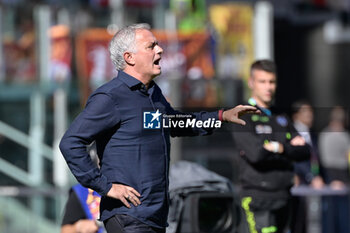 2023-10-22 - José Mourinho (Coach of AS Roma); during the Italian Football Championship League A 2023/2024 match between AS Roma vs AC Monza at the Olimpic Stadium in Rome on 22 October  2023. - AS ROMA VS AC MONZA - ITALIAN SERIE A - SOCCER