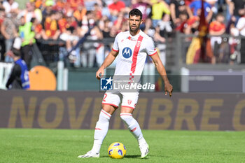 2023-10-22 - Pablo Mari' (AC Monza) during the Italian Football Championship League A 2023/2024 match between AS Roma vs AC Monza at the Olimpic Stadium in Rome on 22 October  2023. - AS ROMA VS AC MONZA - ITALIAN SERIE A - SOCCER
