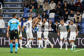 2023-10-21 - Lazio celebrates after scoring the gol of 0-1 - US SASSUOLO VS SS LAZIO - ITALIAN SERIE A - SOCCER
