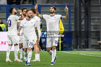 2023-10-21 - Luis Alberto (Lazio) celebrates after scoring the gol of 0-2 - US SASSUOLO VS SS LAZIO - ITALIAN SERIE A - SOCCER