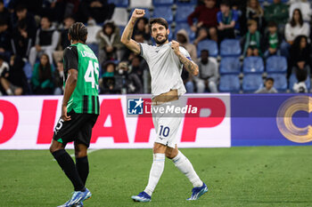 2023-10-21 - Luis Alberto (Lazio) celebrates after scoring the gol of 0-2 - US SASSUOLO VS SS LAZIO - ITALIAN SERIE A - SOCCER