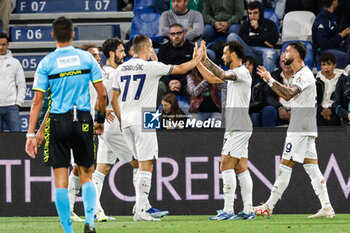 2023-10-21 - Lazio celebrates after scoring the gol of 0-1 - US SASSUOLO VS SS LAZIO - ITALIAN SERIE A - SOCCER