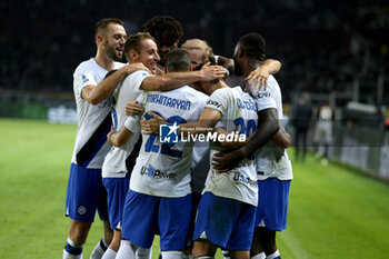 2023-10-21 - The players of FC Internazionale celebrates the goal - TORINO FC VS INTER - FC INTERNAZIONALE - ITALIAN SERIE A - SOCCER