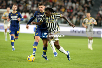 2023-10-28 - Moise Kean (Juventus FC) in action - JUVENTUS FC VS HELLAS VERONA FC - ITALIAN SERIE A - SOCCER