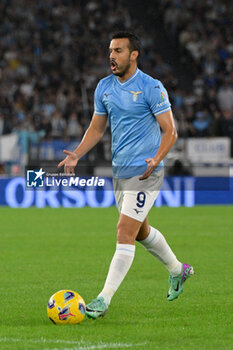 2023-10-30 - Pedro (SS Lazio); during the Italian Football Championship League A 2023/2024 match between SS Lazio vs ACF Fiorentina at the Olimpic Stadium in Rome on 30 September 2023. - SS LAZIO VS ACF FIORENTINA - ITALIAN SERIE A - SOCCER