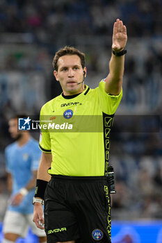 2023-10-30 - Matteo MArcenaro referee during the Italian Football Championship League A 2023/2024 match between SS Lazio vs ACF Fiorentina at the Olimpic Stadium in Rome on 30 September 2023. - SS LAZIO VS ACF FIORENTINA - ITALIAN SERIE A - SOCCER