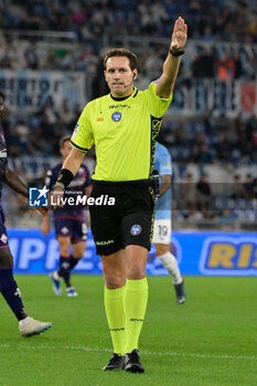 2023-10-30 - Matteo Marcenaro referee during the Italian Football Championship League A 2023/2024 match between SS Lazio vs ACF Fiorentina at the Olimpic Stadium in Rome on 30 September 2023. - SS LAZIO VS ACF FIORENTINA - ITALIAN SERIE A - SOCCER