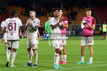 2023-10-28 - Players of Torino FC applauds fans - US LECCE VS TORINO FC - ITALIAN SERIE A - SOCCER