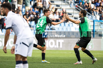 2023-10-28 - Daniel Boloca (Sassuolo) celebrates after scoring the gol of 1-1 - US SASSUOLO VS BOLOGNA FC - ITALIAN SERIE A - SOCCER