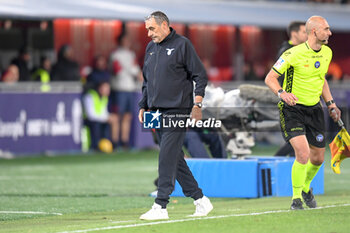 2023-11-03 - Lazio's Head Coach Maurizio Sarri shows his disappointment - BOLOGNA FC VS SS LAZIO - ITALIAN SERIE A - SOCCER