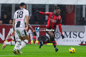 2023-11-04 - Rafael Leao of AC Milan seen in action during Serie A 2023/24 football match between AC Milan and Udinese Calcio at San Siro Stadium, Milan, Italy on November 04, 2023 - AC MILAN VS UDINESE CALCIO - ITALIAN SERIE A - SOCCER