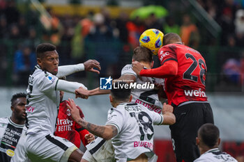 2023-11-04 - Malick Thiaw of AC Milan seen in action during Serie A 2023/24 football match between AC Milan and Udinese Calcio at San Siro Stadium, Milan, Italy on November 04, 2023 - AC MILAN VS UDINESE CALCIO - ITALIAN SERIE A - SOCCER