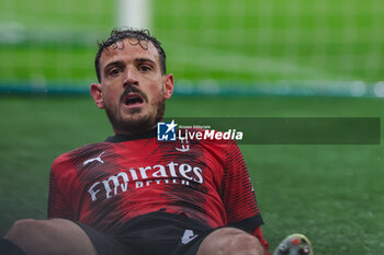 2023-11-04 - Alessandro Florenzi of AC Milan reacts during Serie A 2023/24 football match between AC Milan and Udinese Calcio at San Siro Stadium, Milan, Italy on November 04, 2023 - AC MILAN VS UDINESE CALCIO - ITALIAN SERIE A - SOCCER