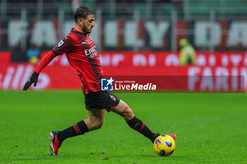 2023-11-04 - Alessandro Florenzi of AC Milan seen in action during Serie A 2023/24 football match between AC Milan and Udinese Calcio at San Siro Stadium, Milan, Italy on November 04, 2023 - AC MILAN VS UDINESE CALCIO - ITALIAN SERIE A - SOCCER
