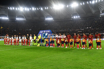 2023-11-05 - Line up during the Italian Football Championship League A 2023/2024 match between AS Roma vs US Lecce at the Olimpic Stadium in Rome on 05 November  2023. - AS ROMA VS US LECCE - ITALIAN SERIE A - SOCCER