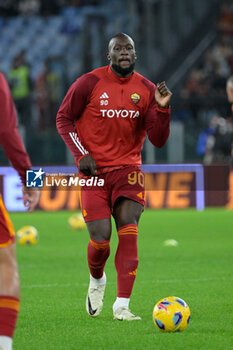 2023-11-05 - Romelu Lukaku (AS Roma);  during the Italian Football Championship League A 2023/2024 match between AS Roma vs US Lecce at the Olimpic Stadium in Rome on 05 November  2023. - AS ROMA VS US LECCE - ITALIAN SERIE A - SOCCER