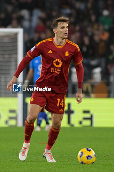 2023-11-05 - Diego Llorente (AS Roma);  during the Italian Football Championship League A 2023/2024 match between AS Roma vs US Lecce at the Olimpic Stadium in Rome on 05 November  2023. - AS ROMA VS US LECCE - ITALIAN SERIE A - SOCCER