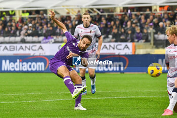 2023-11-12 - Fiorentina's Giacomo Bonaventura scores 1-0 goal - ACF FIORENTINA VS BOLOGNA FC - ITALIAN SERIE A - SOCCER