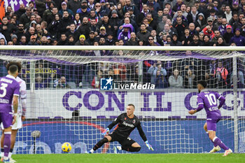 2023-11-12 - Fiorentina's Nicolas Gonzalez scores the 2-1 goal - ACF FIORENTINA VS BOLOGNA FC - ITALIAN SERIE A - SOCCER