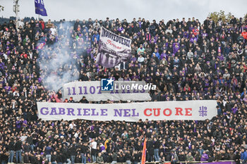 2023-11-12 - Fiorentina supporters in memory of Gabriele Sandri - ACF FIORENTINA VS BOLOGNA FC - ITALIAN SERIE A - SOCCER