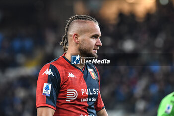 2023-11-10 - George Puscas of Genoa during Italian Serie A between Genoa CFC and Hellas Verona at Stadio Luigi Ferraris, Genova - GENOA CFC VS HELLAS VERONA FC - ITALIAN SERIE A - SOCCER