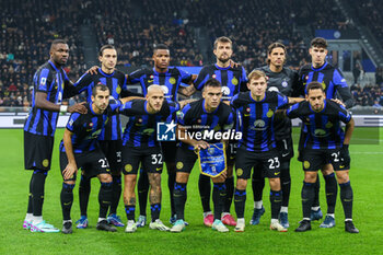 2023-11-12 - FC Internazionale team line up during Serie A 2023/24 football match between FC Internazionale and Frosinone Calcio at Giuseppe Meazza Stadium, Milan, Italy on November 12, 2023 - INTER - FC INTERNAZIONALE VS FROSINONE CALCIO - ITALIAN SERIE A - SOCCER