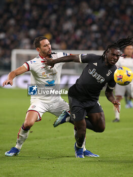 2023-11-11 - Moise Kean (Juventus FC) in action - JUVENTUS FC VS CAGLIARI CALCIO - ITALIAN SERIE A - SOCCER