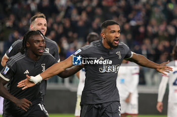 2023-11-11 - Gleison Bremer (Juventus FC) celebrates the goal - JUVENTUS FC VS CAGLIARI CALCIO - ITALIAN SERIE A - SOCCER